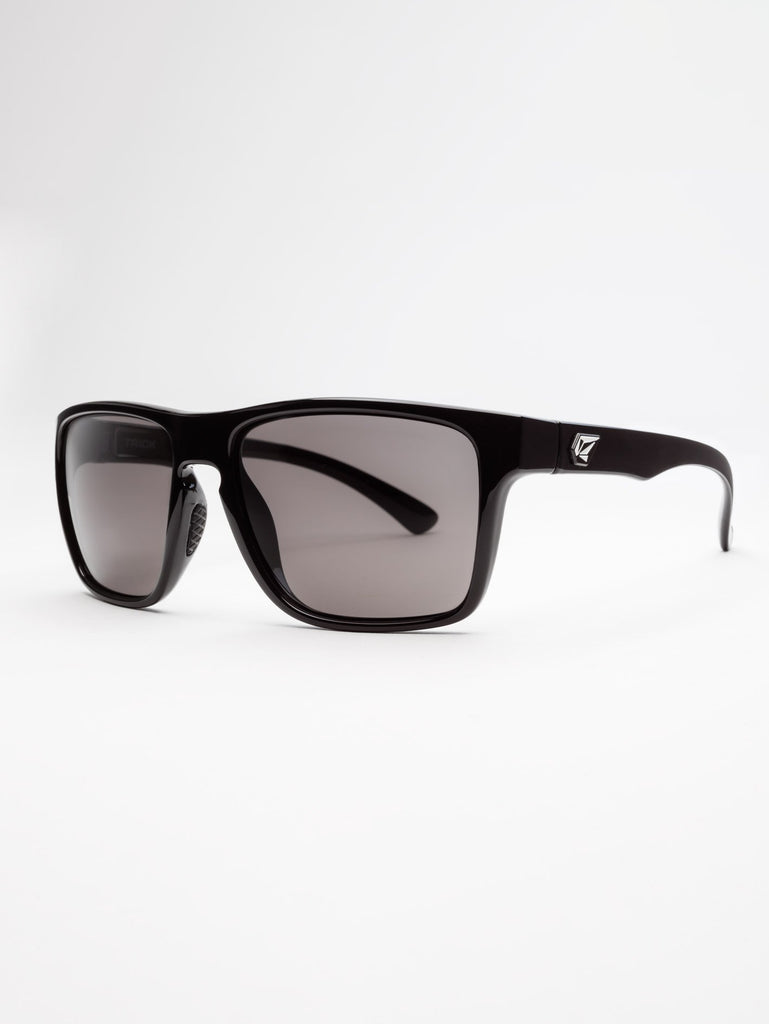 Volcom Trick Sunglasses Gloss Black / Grey 